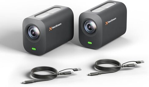 3-Pack Live Streaming Camera 2K, Streaming Webcam with 40X Hybrid Zoom, 8-MEMS Mic with Noise Canceling, 6H Battery, Camera for Streaming on YouTube/Twitch/Facebook/Rtmp, App Control in Saudi Arabia