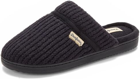 Dearfoams womens Serena Memory Foam Chenille Scuff House Shoe Slipper in Saudi Arabia