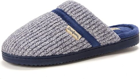 Dearfoams womens Serena Memory Foam Chenille Scuff House Shoe Slipper in Saudi Arabia
