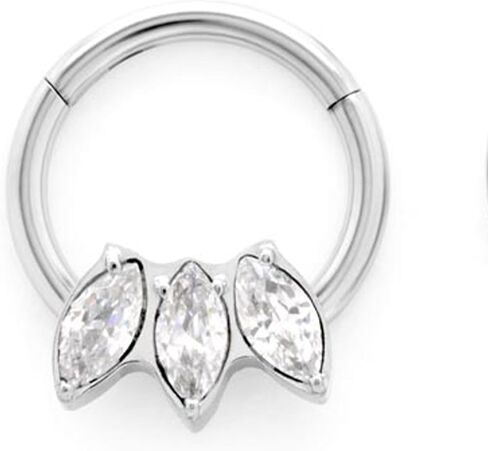 Tilum 16g Marquis Jewel Fan Titanium Clicker - Price Per 1 in Saudi Arabia