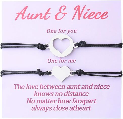 Grandma Aunt Mothers Day Gifts for Auntie Grandmother Granddaughter Bracelet for Aunt and Niece Matching Braclet Gift in Saudi Arabia