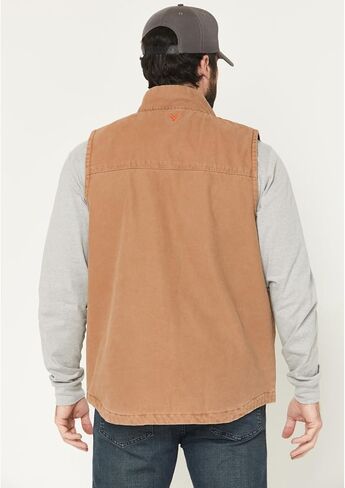 سترة رجالية من قماش البطة الصلبة مبطنة بالصوف من النحاس الصدأ مقاس متوسط ​​US in Kuwait