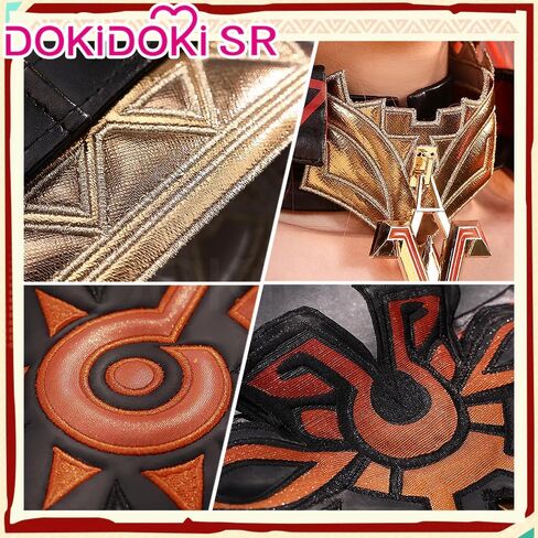 KIRA KIRA Genshin Mavuika Cosplay Costume Doki-SR Game Genshin Natlan Pyro Archon Mavuika Cosplay Halloween Costume Outfits (XXL) in Saudi Arabia
