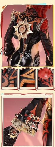 KIRA KIRA Genshin Mavuika Cosplay Costume Doki-SR Game Genshin Natlan Pyro Archon Mavuika Cosplay Halloween Costume Outfits (XXL) in Saudi Arabia