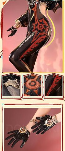 KIRA KIRA Genshin Mavuika Cosplay Costume Doki-SR Game Genshin Natlan Pyro Archon Mavuika Cosplay Halloween Costume Outfits (XXL) in Saudi Arabia