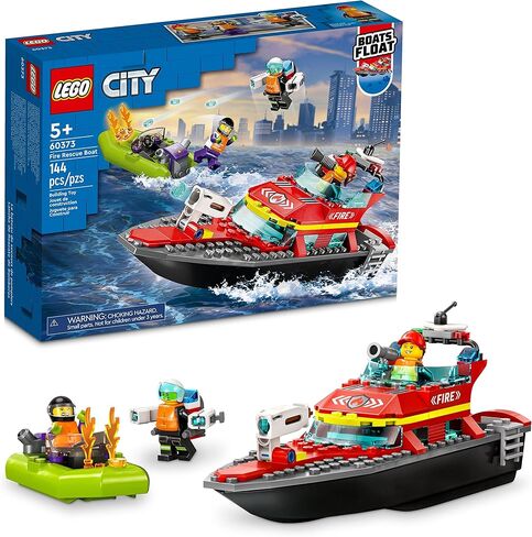 LEGO City Fire Ladder Truck Toddler Toy - Fire Truck Toy with 2 Firefighter Minifigures, Digital Guide for Boys and Girls, Ages 4+ - Learning, Educational Toy for Preschool - 60463 in Kuwait
