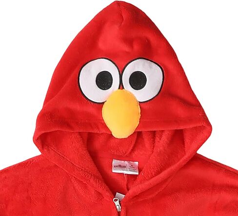 بدلة زي كيجورومي التنكري للبالغين باللون الأحمر بأكمام طويلة وغطاء للرأس من Sesame Street Elmo in Saudi Arabia