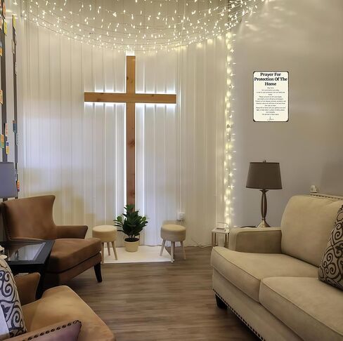 Funnysign Christian Gifts Prayer for Protection of The Home Religious Tin sign for Home Church Prayer Room Office Chapel Decor 8x12 Inch(3987) in Kuwait