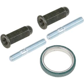 Tuckaner (5pcs) Gy6 Exhaust Bolt and Gasket Kit Compatible with 50cc 125 cc 150cc Taotao Sunl Coolster Jonway Roketa Scooters ATVs Go Karts Moped Quad 4 Wheeler Dune Buggy