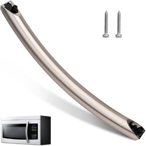 ME17R7021ES ME19R7041FS Microwave Door Handle, DE94-04309A DE94-04309B Handle, Compitable with Samsung ME21R7051SS ME21R7051SG Microwave(See Figure 4 for Specific Models), Contains 2 Screws