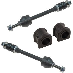 TRQ Front Suspension Stabilizer Sway Bar Bushing End Link Kit 4pc for Ram 4WD