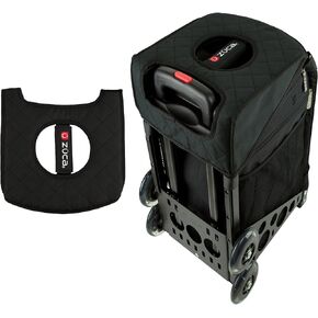 ZUCA Seat Cushion, Reversible - Black/Black