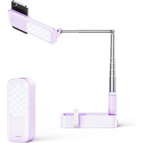 Selfie Ring Light Portable Mini LED Desk Ringlight 3200-5500K with 1000mah Battery for Live Stream Make Up YouTube TikTok Dimmable LED Camera Ring Light for iPhone & Android Phone in Kuwait