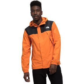 THE NORTH FACE Men's Antora Waterproof Jacket (Standard and Big Size), Mandarin/TNF Black, 3X-Large