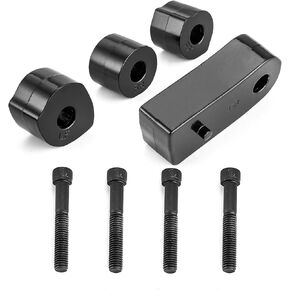 Mofun Motorcycle Driver Floorboard Extension Spacers Fits for 2018-2022 Harley FL Softail Models, except Sport Glide, Black