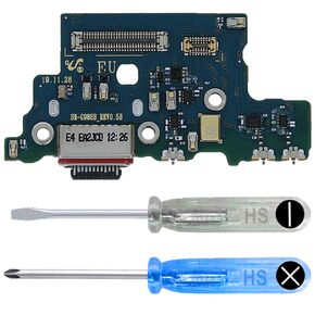 MMOBIEL Dock Connector Compatible with Samsung Galaxy S20 Ultra 2020 - Charging Port - Headphone Port/Microphone Replacement - Type C - Incl. Screwdrivers
