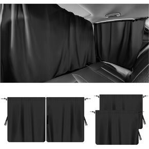 3PCS Car Window Shades,Car Privacy Window Cover for Rear Window & Partition,95% Strong Shading Car Sunshade for Baby,Universal Car Accessories Interior Fits Sleeping Traveling Camping