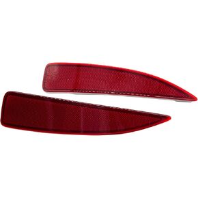 عاكس المصد لسيارة تويوتا ياريس 2012 2013 2014 مجموعة من 2 مصباح خلفي يسار ويمين أضواء ماركر حمراء حواف عدسة in Kuwait