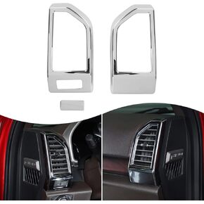 Voodonala Chrome Dashboard Air Condictioning Outlet Vent Decorative Trim