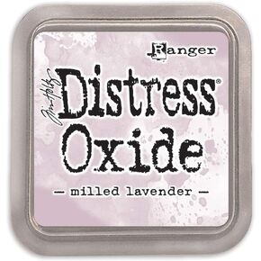 Ranger Pine Needles-a 2x2 Raised, Water-Reactive Dye Ink Tim Holtz Distress Oxide Pad Milled Lavender, ys/m, Purple