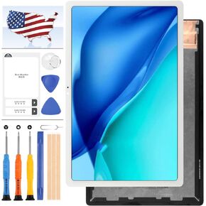 for Samsung Galaxy Tab A7 10.4 Screen Replacement T500 T505 LCD for Galaxy Tab A7 10.4 2020 SM-T500 SM-T505 LCD Display Touch Screen Digitizer Assembly Parts Kit with Repair Tools (White)