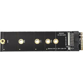Wireless for M.2 A/E for Key Slot to for M.2 for M for Key WiFi Bluetooth-Compatible Adapter for NVMe PCI for Express M.2 Nvme Ssd Adapter Card M2 Key A-E to M2 NVME Adapter Converter Card to, 1 piece