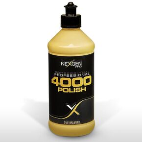 Nexgen Pro 4000 Finishing Polish 16 oz | Body Shop Safe Polishing Compound | Free of Fillers, Made in The USA, Little to No Abrasives Car Polish | Removes Micro-Imperfections