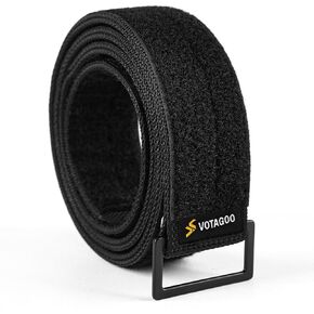 Votagoo 1.5" Inner Belt Loop Liner with Metal Buckle, EDC Inner Belt for Duty Belt CCW Gun Fits 1.75"-2" Loop Outer Belt