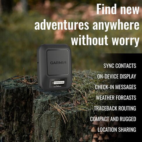 Garmin inReach Messenger Satellite Communicator Handheld, Two-Way Global Text Messaging/Texting Device Bundle Kit with Accessories in Saudi Arabia