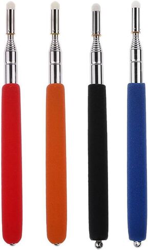 مؤشر يد OULII قابل للتمديد تلسكوبي قابل للسحب، مؤشر موارد تعليمية محمول باليد، مؤشر سبورة بيضاء للفصل الدراسي (أسود) in Kuwait