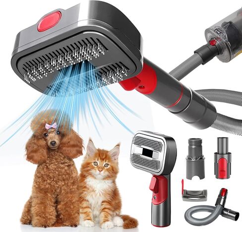 مجموعة العناية بالكلاب الأليفة من BTD-DARBY لمكنسة دايسون الكهربائية V6 V7 V8 V10 V11 V12 V15 وسلسلة DC (غير متضمنة)، مرفق فرشاة تزيين الكلاب، أدوات العناية بشعر الكلاب للقطط والحيوانات الأخرى in Kuwait