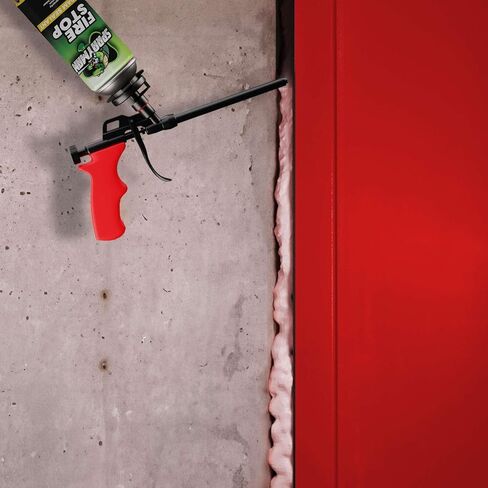 Sprayman Orange Fire Stop Expanding Spray Foam - (1x20oz) Professional Gun Use Polyurethane Foam Spray for Electrical Outlets & Water Pipes, B2 Fire Rated Foam Spray - Gun Not Included - 1 Pack in Saudi Arabia