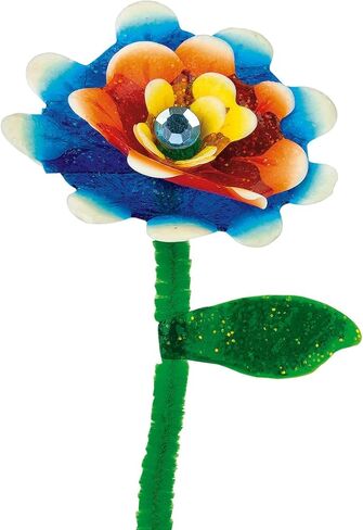 مجموعة أنشطة الطلاء العجيب اللامعة ثلاثية الأبعاد من إبداع الأطفال - مجموعة طلاء فنية فاخرة للنافذة، باللون الأصفر in Kuwait