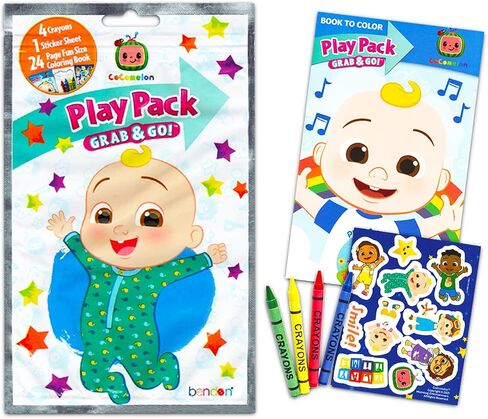 Cocomelon Paint With Water Set for Kids Toddlers Bundle ~ Reusable Mess Free Imagine Ink Book with Water Surprise Brush with Mini Coloring Book and Stickers (Cocomelon Water Painting Kit) in Saudi Arabia