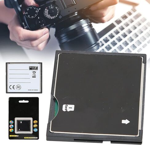 بطاقة الذاكرة إلى محول بطاقة CF، بطاقة تخزين صغيرة إلى محول بطاقة CF كاميرا عالية السرعة محول CF بطاقة مايكرو إلى CF حامل بطاقات من النوع الأول (TF إلى CF) in Kuwait