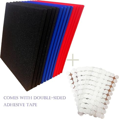 12 حزمة من لوحات رش الطلاء المخصصة ذات الألوان الصلبة المتوافقة مع لوحات امتصاص الصوت عالية الكثافة، وفن واقعي، وألواح عازلة للصوت مناسبة لغرف البيانو، والمسارح المنزلية، وتسجيل KTV in Kuwait