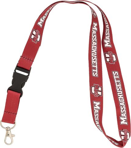سلسلة مفاتيح Desert Cactus University of Massachusetts UMass Lanyard Keychain، مفاتيح السيارة، حامل شارة معرف الكلية، مشبك تثبيت قابل للفصل (الحبل 1) in Saudi Arabia