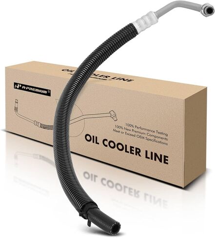 مجموعة خرطوم مبرد زيت ناقل الحركة الأوتوماتيكي A-Premium متوافقة مع Ford F-250 Super Duty F-350 Super Duty 1999-2001 Excursion 2000-2001 in Saudi Arabia