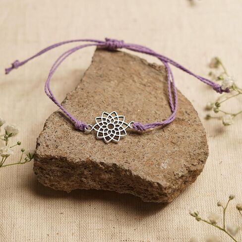 The Blue Yogi Chakra Energy Bracelets - Unisex Yoga and wellness Jewelry - Adjustable Bracelets (Heart Chakra (Anahata)) in Saudi Arabia