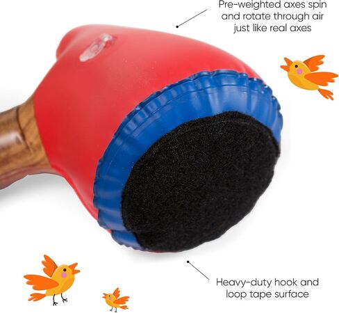 Hearthsong Giant Double-Sided Inflatable Axe-Throwing and Ball-Toss Target Game, 58.5" L x 41" W x 58.5" H, Ages 3 and Up in Kuwait