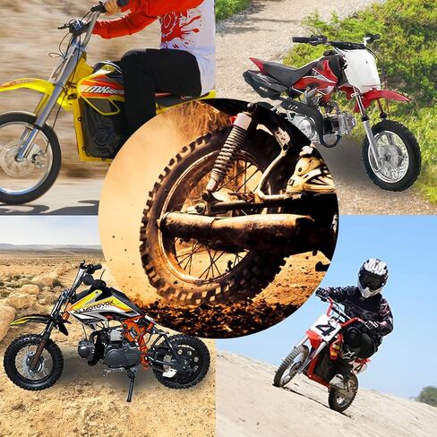 AlveyTech 2.50-10 Rear Tire - Fits the Razor MX500 & MX650 Dirt Rocket, Back Wheel Replacement, Heavy Duty Rubber Tires for Gas and Electric Dirt Pit Bike, Mini Rocket Scooter, 1-Pack in Saudi Arabia