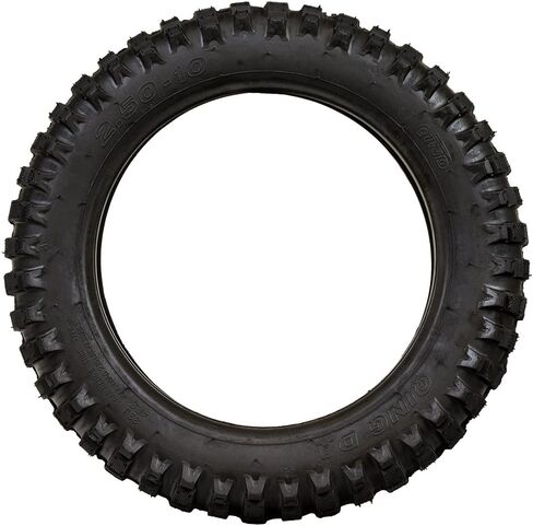 AlveyTech 2.50-10 Rear Tire - Fits the Razor MX500 & MX650 Dirt Rocket, Back Wheel Replacement, Heavy Duty Rubber Tires for Gas and Electric Dirt Pit Bike, Mini Rocket Scooter, 1-Pack in Saudi Arabia