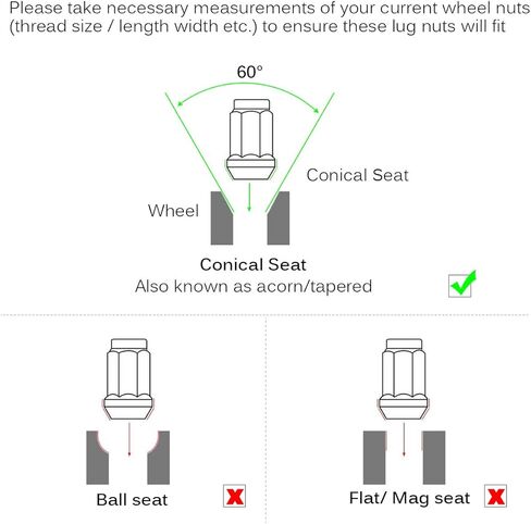 صواميل عروة العجلة 1/2 × 20 - صواميل عروة منتفخة من الكروم - 1.38 بوصة طول 3/4 بوصة سداسية، متوافقة مع شاحنات جيب رانجلر CJ YJ TJ JK فورد موستانج رينجر 20 قطعة in Kuwait