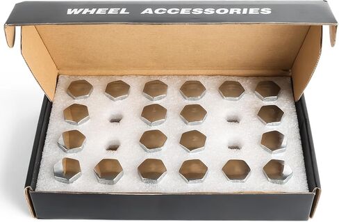 PUENGSI 20 قطعة 9/16-18 صواميل العروة، 1.54 بوصة طول 1.18 بوصة واسعة - صواميل مقعد مخروطية الشكل متوافقة مع 2006-2010 دودج داكوتا، 2004-2009 دودج دورانجو، 2002-2010 دودج رام 1500 in Kuwait