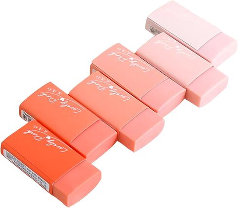 12Pcs24Pcs36Pcs Cute Rubber Erasers Gradient Color Kawaii Erasers Pencil Eraser for Kids Drawing Writing Aesthetic Jelly Erasers Office School Supplies Students Artist Erasers (Purple, 12Pcs) in Saudi Arabia