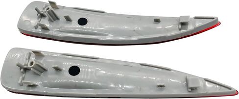 عاكس المصد لسيارة تويوتا ياريس 2012 2013 2014 مجموعة من 2 مصباح خلفي يسار ويمين أضواء ماركر حمراء حواف عدسة in Kuwait