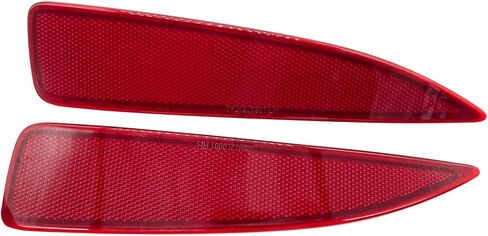 عاكس المصد لسيارة تويوتا ياريس 2012 2013 2014 مجموعة من 2 مصباح خلفي يسار ويمين أضواء ماركر حمراء حواف عدسة in Kuwait