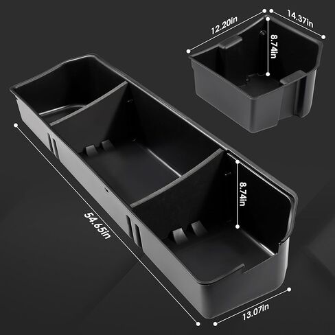 ملحقات صندوق الطاقم الفائق للتخزين تحت المقعد من DEDC تناسب 2015-2024 Ford F150 SuperCrew Cab & Crew Cab 2017-2023 F-250/F-350/F-450/F-550 Super Duty in Kuwait