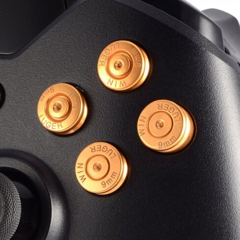 eXtremeRate Green Metal Alumium Alloy Bullet ABXY Mod Buttons Set Replacement Parts for Xbox One Standard Xbox One Elite Xbox One S Xbox One X Game Controller in Saudi Arabia