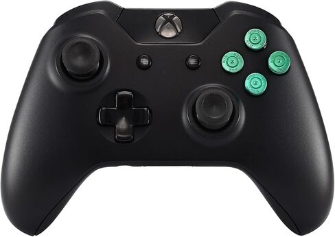 eXtremeRate Green Metal Alumium Alloy Bullet ABXY Mod Buttons Set Replacement Parts for Xbox One Standard Xbox One Elite Xbox One S Xbox One X Game Controller in Saudi Arabia